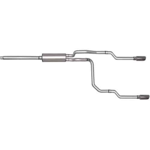 Split Rear Cat-Back Exhaust 87-96 Ford F150/F250/F350 Truck