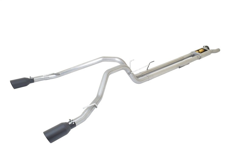 69548 Cat-Back Dual Split Exhaust System; Stainless