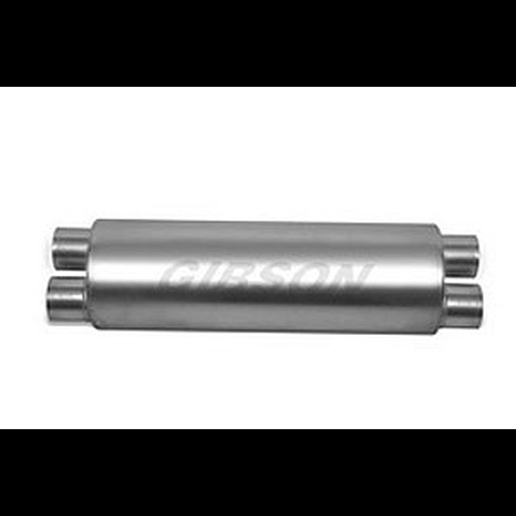 Superflow Muffler CFT Stainless Steel 2.5" Dual Inlet