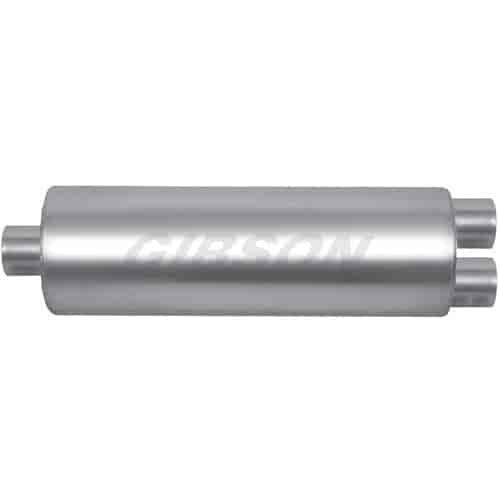 Superflow Muffler CFT Stainless Steel 3" Center Inlet