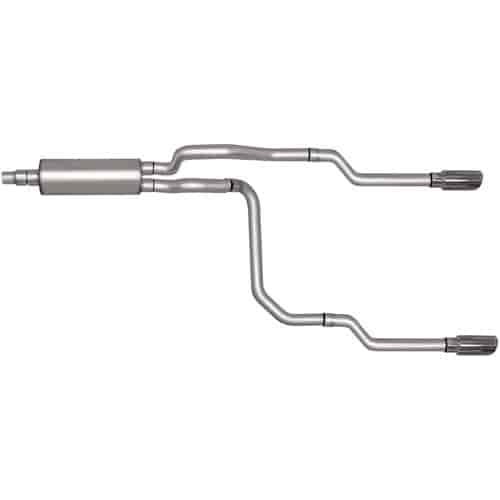 Split Rear Cat-Back Exhaust 87-96 Ford F150 Truck