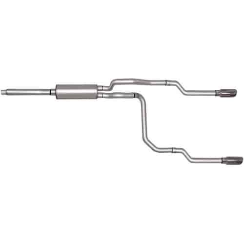 Split Rear Cat-Back Exhaust 87-96 Ford F150 Truck