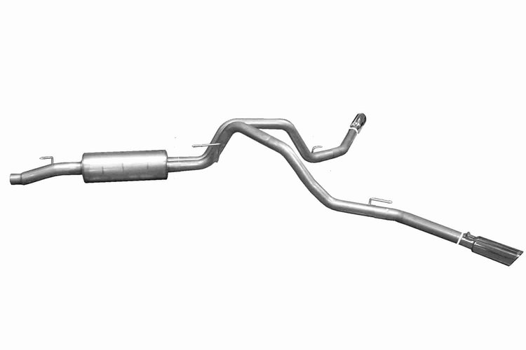 EXTREME DUAL EXHAUST 2005 FORD F150 4.6L 2WD STANDARD /SHORTBED