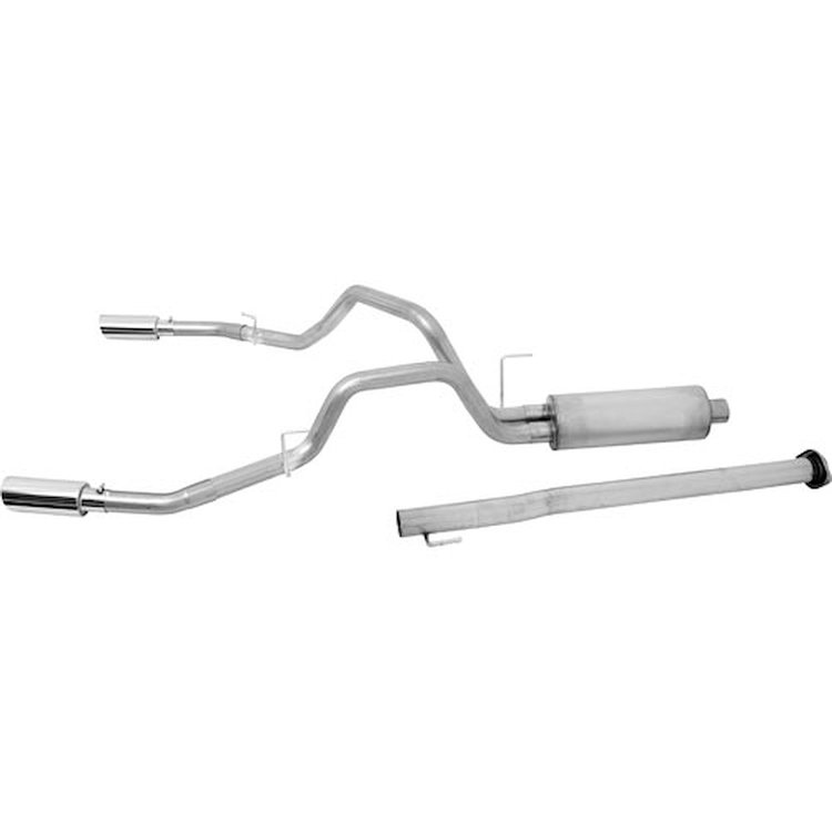 Split Rear Cat-Back Exhaust 2015-16 Ford F150