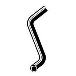 Molded Radiator Hose Centerline Length - 24.7"