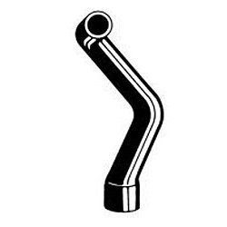 Molded Radiator Hose Centerline Length - 19.4"