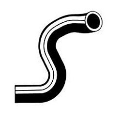 Molded Radiator Hose Centerline Length - 14.9"