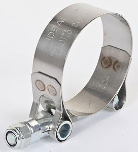 T-Bolt Hose Clamp Range: 2" to 2.3125"