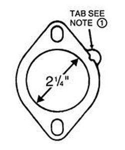 Thermostat Gasket 2.25" hole