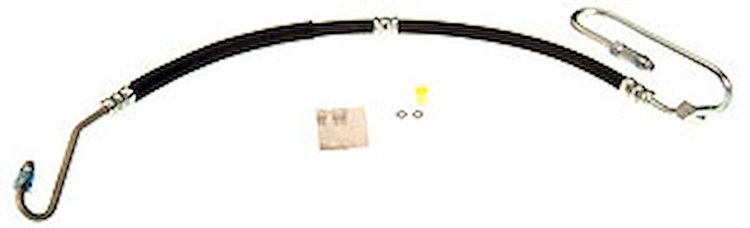 Power Steering Pressure Line Assembly 16mm Long Male O-Ring x 18mm Male O-Ring x 56" w/ Switch Port