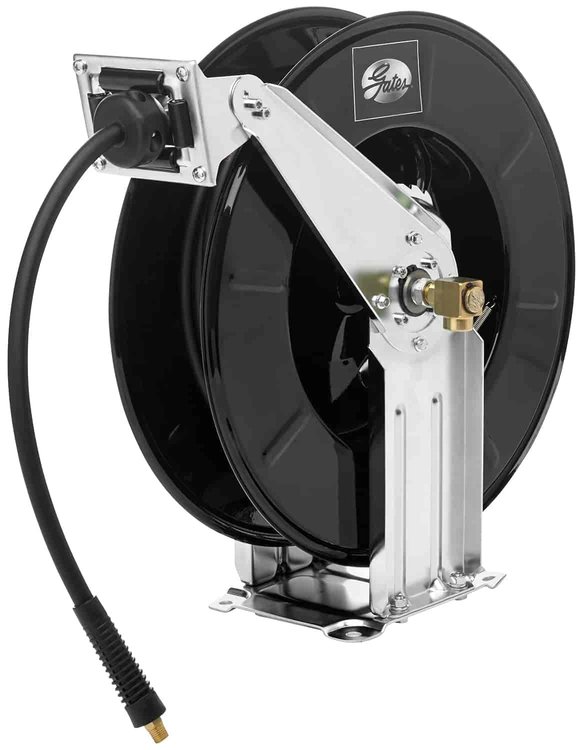 HD AUTO HOSE REEL 3/8" X 50' HOSE