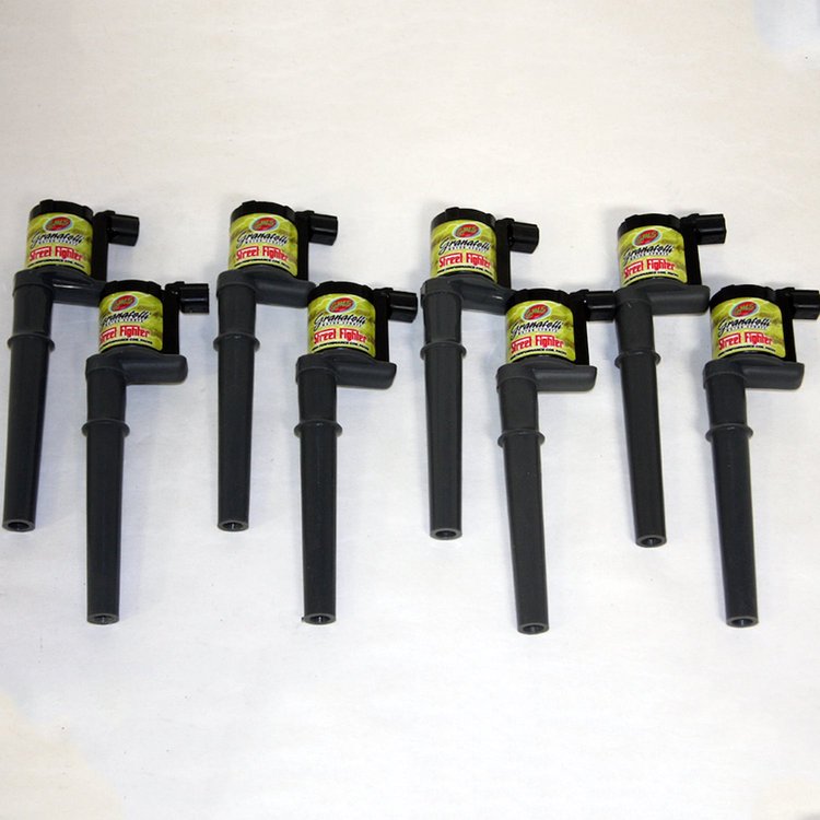 21-4001-SF Direct Ignition Coil Set, Black, Ford 4.6L/5.4L 3V, Set Of 8, 25KV