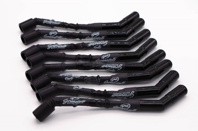 28-1629-CBB 0 Ohm High-Performance Spark Plug Wires for GM LS and LT Engines [12 in., Black]