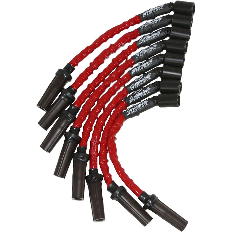 28-1629HTR Coil-Near-Plug Connector Kit, GM LS/LT, w/9 in. Lead Wire w/Red High Temp Silicone Jacketing, 0 Ohm Resistance,
