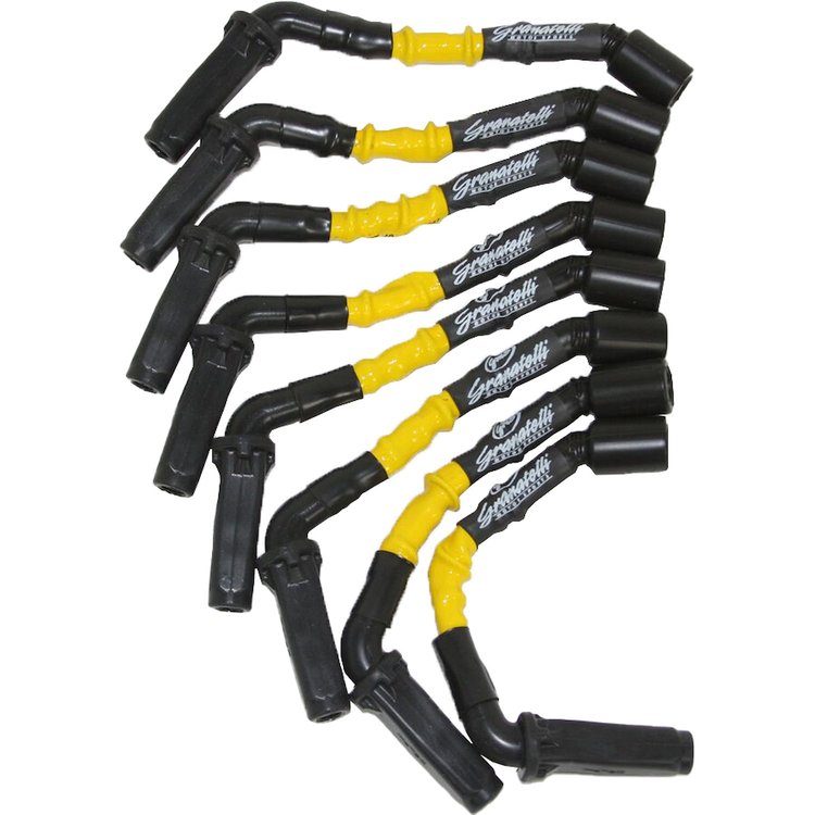 28-1811HTY Coil-Near-Plug Connector Kit, GM 6.0L/6.2L LS2/LS3/LSA/LS7/LS9, w/Yellow High Temp Silicone Jacketing, 0 Ohm