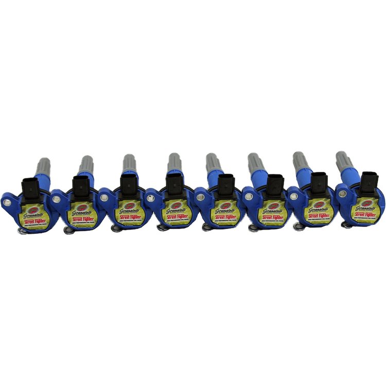 28-1815SF Street Fighter Series Coil-On-Plug Coil And Connector Kit, Ford 5.0 Coyote 4V, w/Coil Packs, 0 Ohms Resistance, 42000