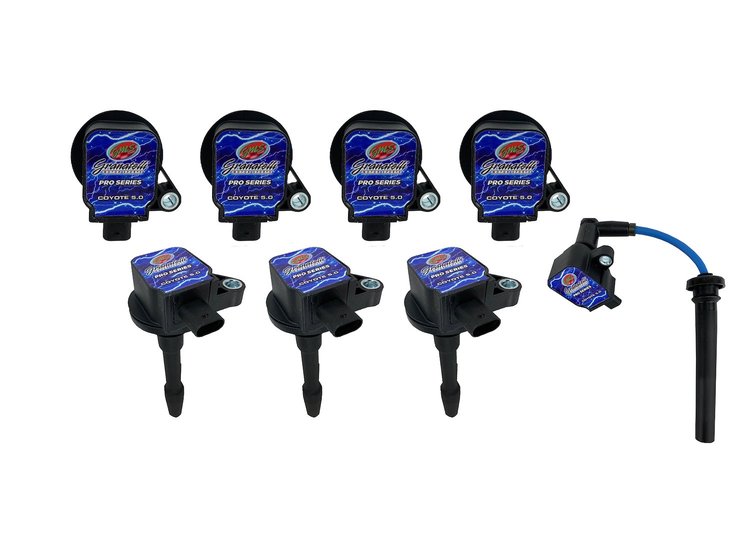 28-1818CP Pro Series Coil-On-Plug Coil And Connector Kit, Ford 5.0 Coyote 4V, 0 Ohms Resistance, 60000 Volts