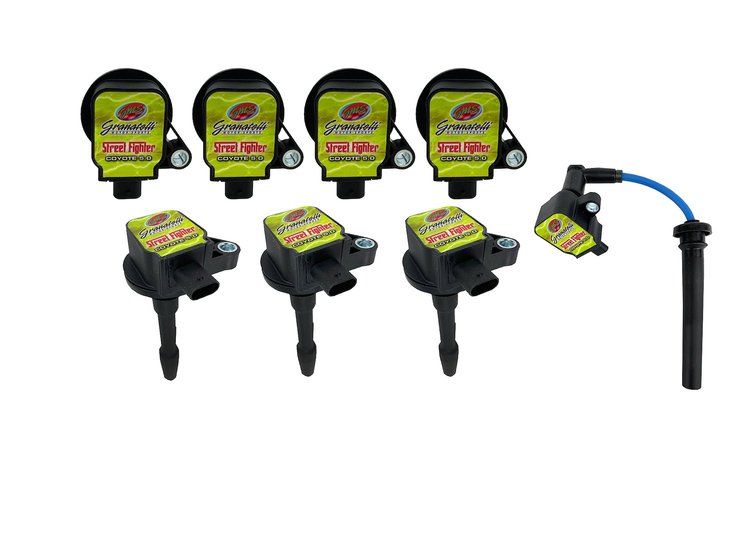 28-1818SF Street Fighter Series Coil-On-Plug Coil And Connector Kit, Ford 5.0 Coyote 4V, w/Coil Packs, 42000 V