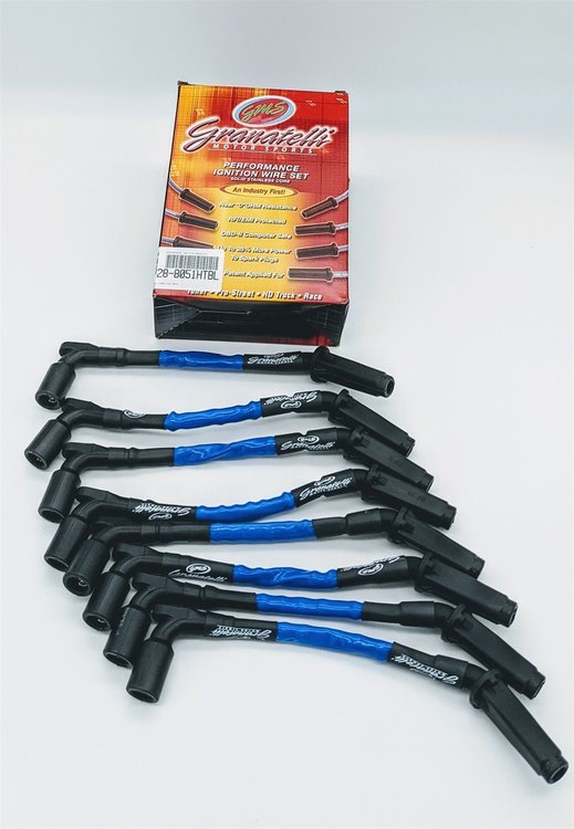 28-8051HTBL Coil-Near-Plug Ignition Wire Connector Kit, GM LT2 6.2L, w/Blue High Temp Silicone Jacketing