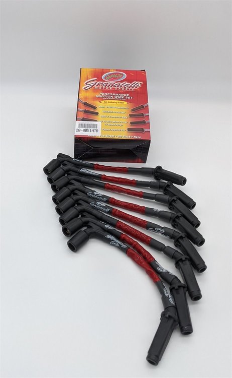 28-8051HTR Coil-Near-Plug Ignition Wire Connector Kit, GM LT2 6.2L, w/Red High Temp Silicone Jacketing