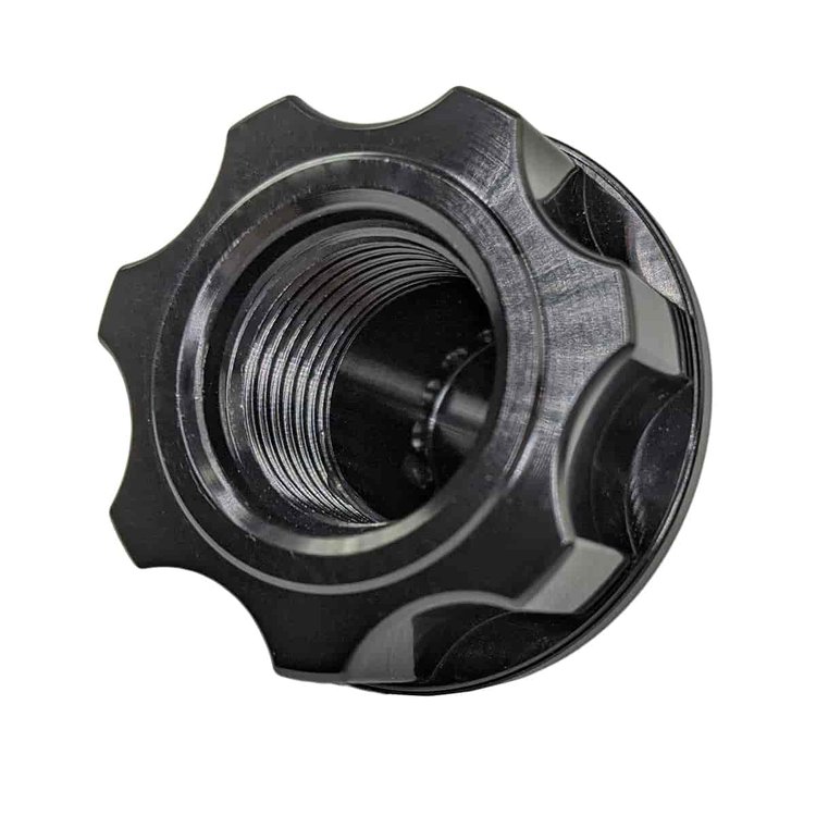 Vented Oil Breather Cap Ford/GM 1/4 Turn to -10 AN ORB Female