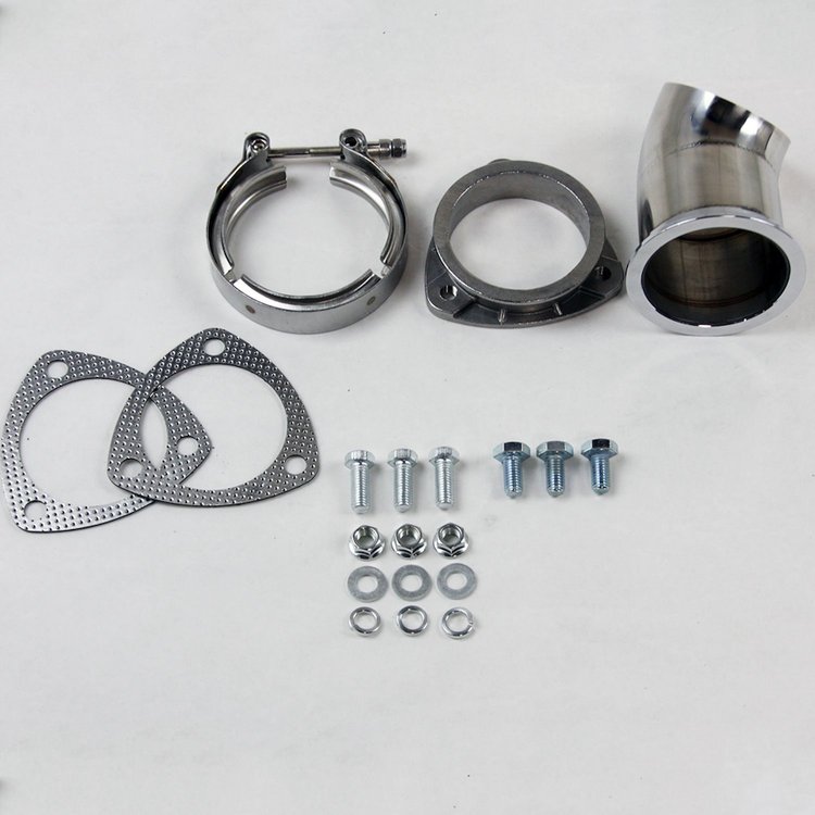 307530-1 Turn Down, 3.0 in. 76 mm., w/V Band And Gaskets