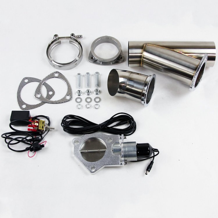 307530 Electronic Exhaust Cutout Kit, 3.0 in. (76 mm), Stainless Steel