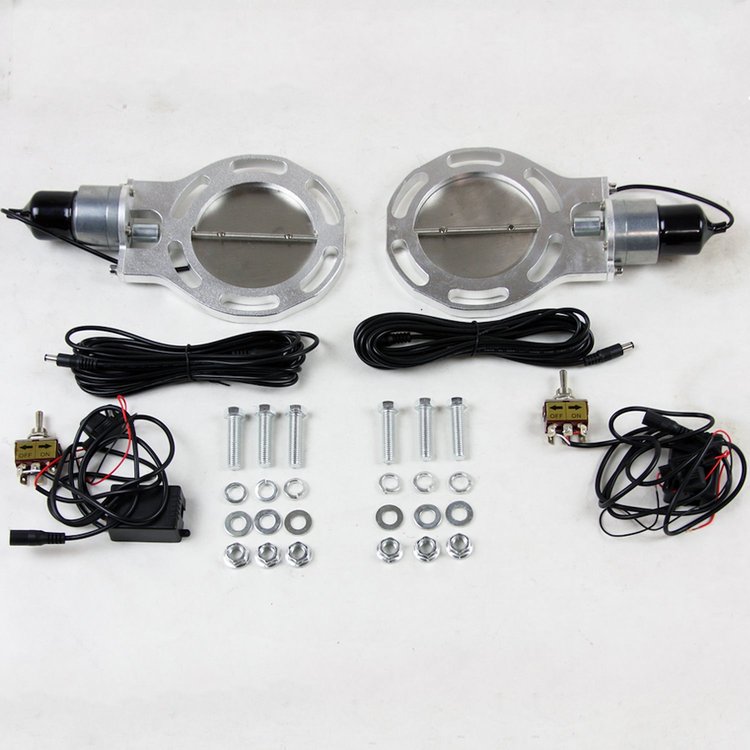 307540D Exhaust Cutout Service Part, Exhaust Cutout Only, 4.0 in. 102 mm., Stainless Steel Butterfly Plates And Blade Shafts,
