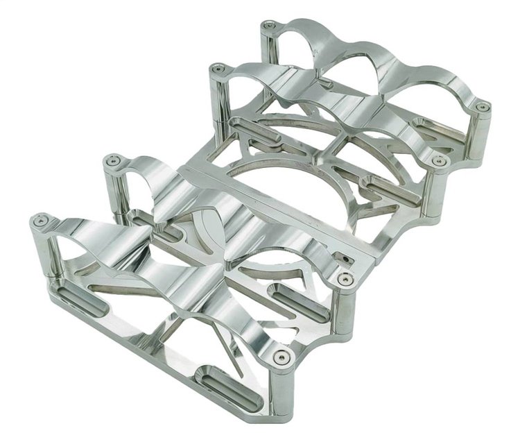 452201 OPTIMA Battery Tray, 6 Volt, Billet, Set Of 2