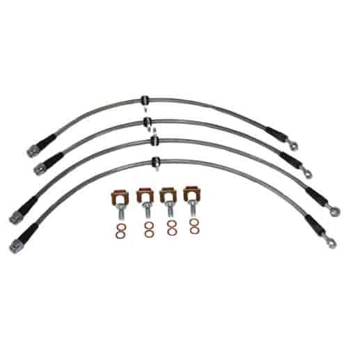 Stainless Steel Brake Line Kit Camaro V8 2010-2011