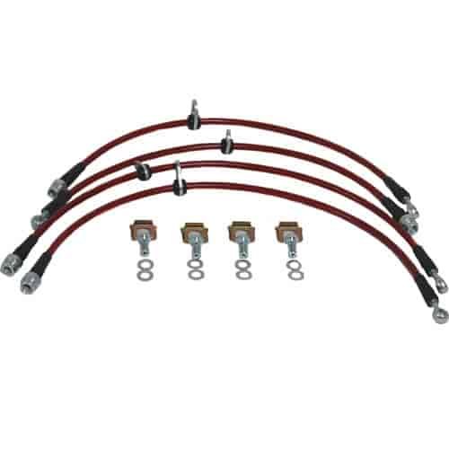 Stainless Steel Brake Line Kit Camaro V8 2010-2011