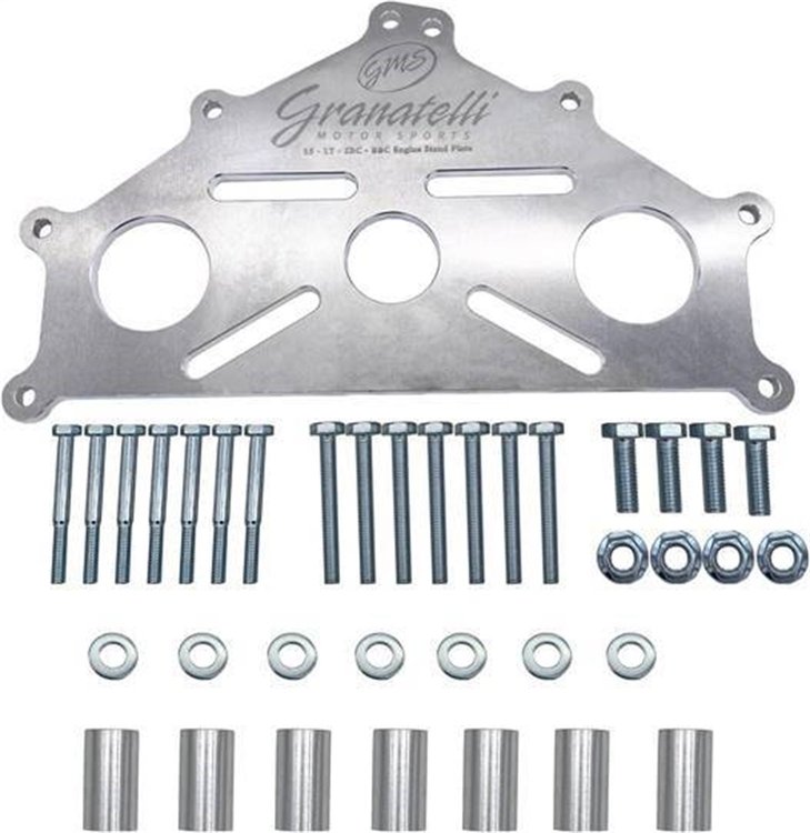 540106 Engine Stand Adapter Plate, Billet Aluminum, Fits Chevy SBC/BBC/LT/LS/Duramax Engines