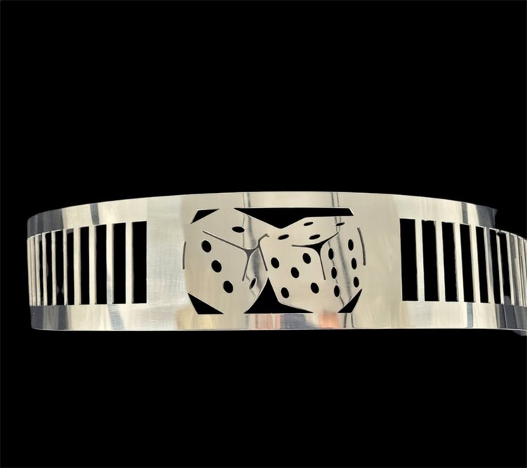 750000 Air Cleaner Grill, Blingz Beauty Bandz, 14 in. Diameter, 3 in. Tall, Craps