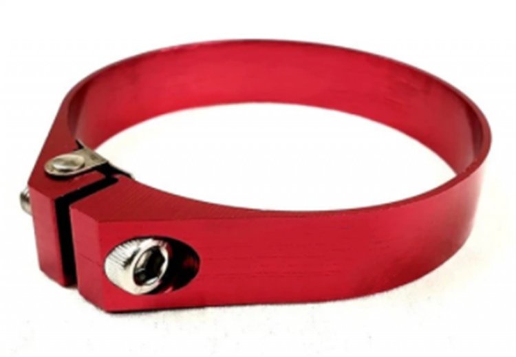 ALUM CLAMP 4.00 RED