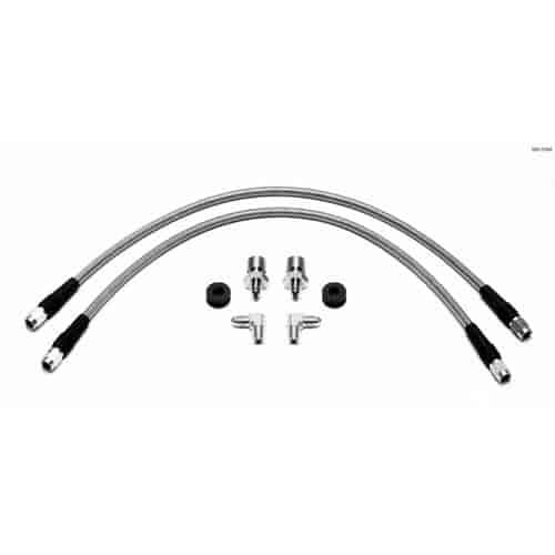 Front Stainless Steel Brake Line Kit For Granatelli/Wilwood System