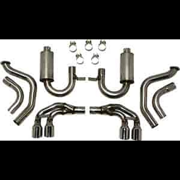 Axle-Back Exhaust System Corvette 1997-2004