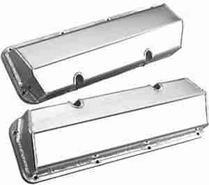 SB Ford Fabricated Sheet metal Alum. Valve Cover w/Billet Rail