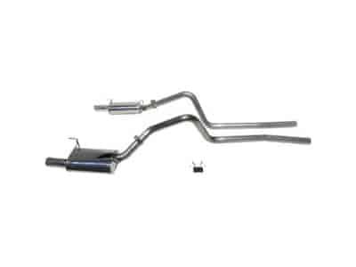 2005-Up Mustang GT 2.5" Cat-Back Kit adds 15-HP