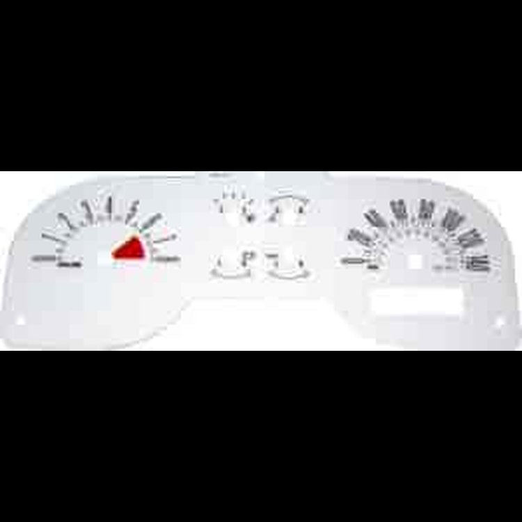 2005-07 Mustang GT Gauge Face White