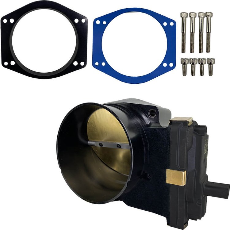 GMTBLT112B Drive-By-Wire Throttle Body GM LT1/LT4, 112 mm - Black Finish