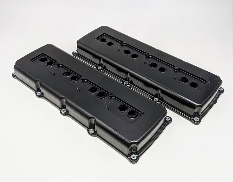 Billet Valve Covers Dodge V8 Hemi Engines Black