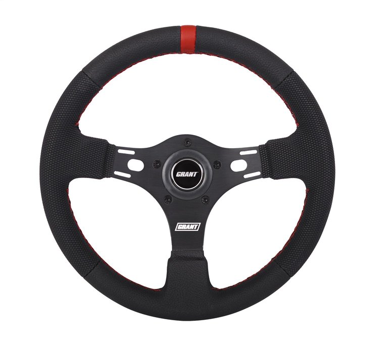 Performance Race 13 in. Diameter Steering Wheel w/Slotted Holes for Controls