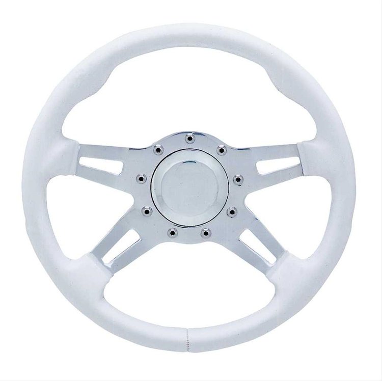 1099 F-9 Sport Marine Steering Wheel, Diameter: 13 in. [White]