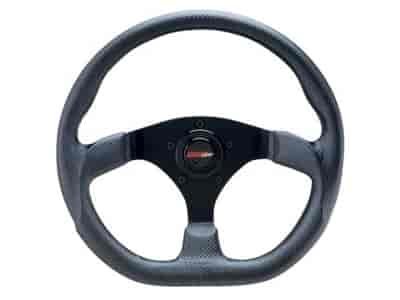 Fibertech Series Steering Wheels Textured Fibertech Grip - Black