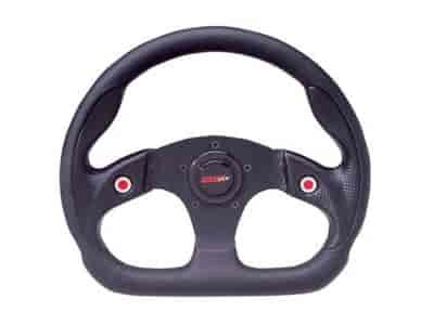 Fibertech Series Steering Wheels Textured Fibertech Grip - Black