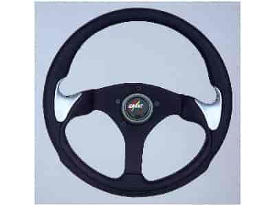 Evolution GT Steering Wheel Silver inserts
