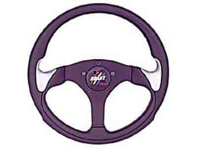 Evolution GT Steering Wheel White Inserts