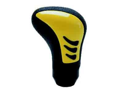 Black Textured Grip w/ Yellow Design