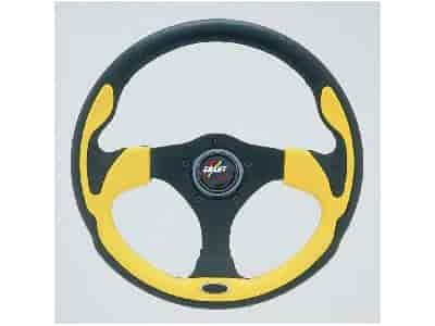 Evolution GT Steering Wheel Yellow accents