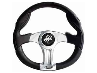 Evolution GT Steering Wheel Black Leather Grip